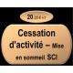 Cessation temporaire d'activité - Mise en sommeil SCI