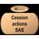 Cession d'actions SAS