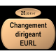 Changement de dirigeant EURL