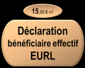 Déclaration bénéficiaire effectif EURL