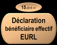 Déclaration bénéficiaire effectif EURL