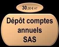 Dépôt comptes annuels SAS