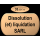 Dissolution / Dissolution - Liquidation SARL