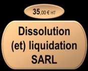 Dissolution / Dissolution - Liquidation SARL