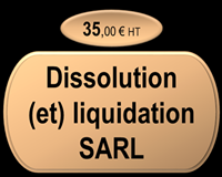 Dissolution / Dissolution - Liquidation SARL