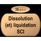 Dissolution / Dissolution - Liquidation SCI