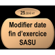 Modifier la date de fin d'exercice SASU