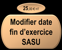 Modifier la date de fin d'exercice SASU