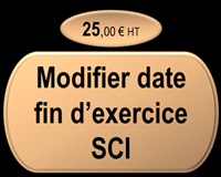 Modifier la date de fin d'exercice SCI