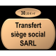 Transfert siège social SARL