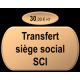 Transfert siège social SCI