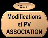 Modifications et PV d'association