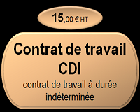 Contrat de travail à durée indéterminée CDI