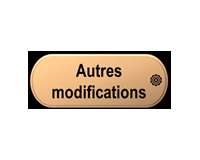 Autres modifications