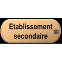 Créer etablissement secondaire